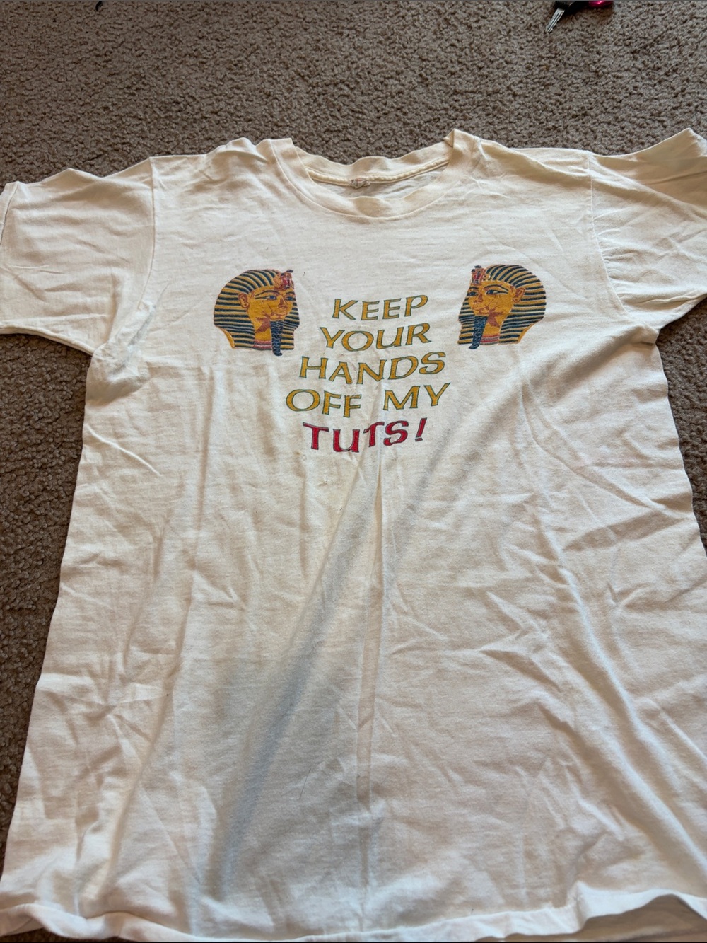 B69 “Keep Your Hands Off My Tuts!” Funny Vintage SS Tee